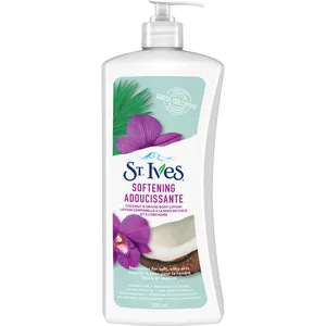 St. Ives Coconut Milk & Orchid Body Lotion 600 mL - Softening, Paraben-Free Moisturizer for Dry Skin