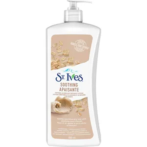 St. Ives Oatmeal and Shea Butter Body Lotion for Naturally Healthy Skin, Paraben-Free, Sensitive Skin