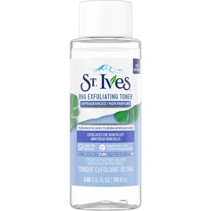St. Ives Unfragranced BHA Exfoliating Toner for Oily Skin - 2% Salicylic Acid, Alcohol-Free Formula