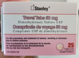 Stanley Travel Tabs 50mg - 25 Tablets for Motion Sickness Relief During Your Adventures