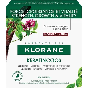 Strength & Vitality KeratinCaps with Organic Quinine for Hair & Nails - 30 Capsules