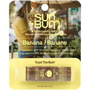 Sun Bum SPF 30 Coconut Lip Balm - Hydrating, Water Resistant, Vitamin E Moisturizer For Lips