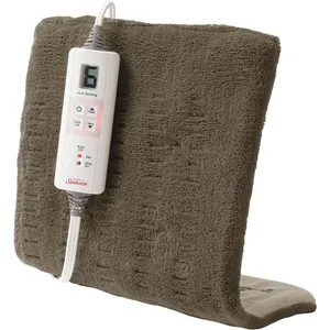 Sunbeam XpressHeat Heating Pad, 12"x15", Fast Relief with 6 Heat Settings, Moist/Dry Heat Option