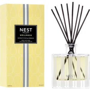 Sunlit Yuzu & Neroli Reed Diffuser â€“ 90 Days of Continuous Fragrance, Uplifting Notes of Yuzu & Mandarin