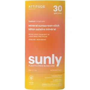 Sunly SPF 30 Sunscreen Stick - Tropical, Biodegradable, EWG Verified, Vegan, Coral Reef Safe