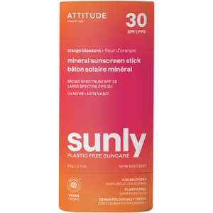 Sunly Sunscreen Stick - Orange Blossom Scent - SPF 30 - Biodegradable & Vegan Formula