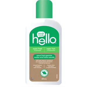 Super Fresh Mouthwash 473ml - Paraben-Free, Eco-Friendly, No Animal Testing, Ultimate Freshness