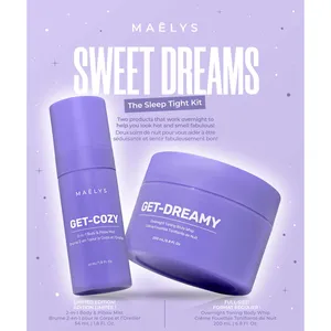 Sweet Dreams Sleep Tight Kit - Overnight Toning Whip & Body Pillow Mist for Smooth Skin & Relaxation