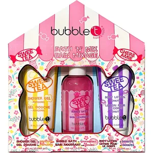 Sweet Fruity Scented Bath Gift Set - Bubble Bath, Shower Gel & Body Lotion - Nourishing & Cruelty-Free