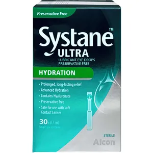 Systane Ultra Hydra Eye Drops 30x0.7ml for Dry Eye Relief and Comfort