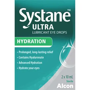 Systane Ultra Hydration Eye Drops 10ml - Relieve Dryness, Irritation & Contact Lens Discomfort