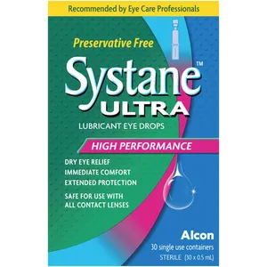 Systane Ultra Uni-Dose 30 x 0.5ml - Preservative-Free Eye Drops for Sensitive Eyes