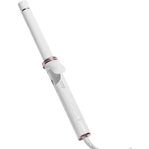 T3 CurlWrap 1" Automatic Rotating Curling Iron - 9 Heat & Timer Settings for Effortless Curls