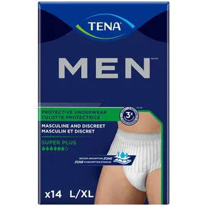 TENA Men Protective Incontinence Underwear, Large/XLarge - Total Coverage with Super Absorbent Technology