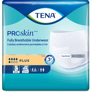 TENA Protective Incontinence Underwear, Plus Absorbency, Medium - Comfortable, Discreet Fit