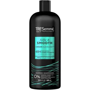 TRESemmÃ© Smooth & Silky Shampoo 828ml for Touchable Softness, Frizz Control, and Shine