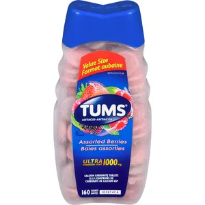 TUMS Ultra Strength Antacid for Heartburn Relief - Assorted Berry - 160 Chewable Tablets