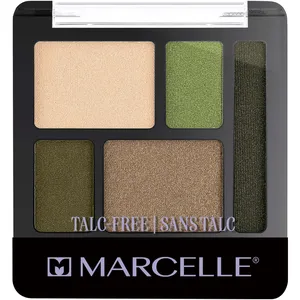 Talc-Free Quintet Eyeshadow Chai Latte - Hypoallergenic, Fragrance-Free, Eco-Friendly Makeup