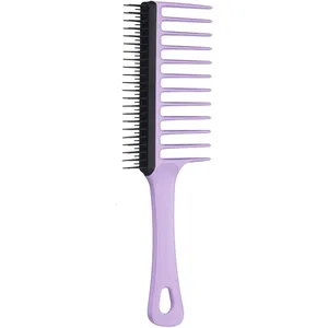 Tangle Teezer Wide Tooth Comb Purple Passion for Effortless Detangling of 3C-4C Hair