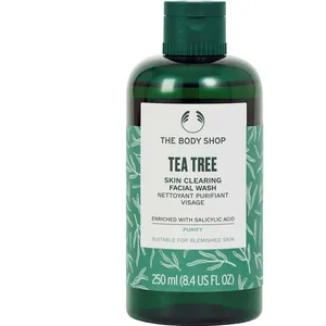 Tea Tree Skin Clearing Face Wash - Vegan, Deep Cleansing with Community Fair Trade Tea Tree Oil