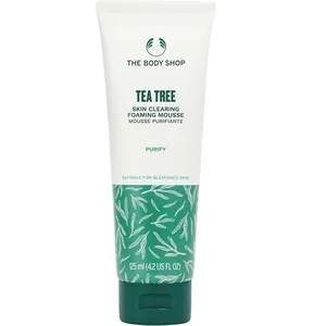 Tea Tree Skin Clearing Foaming Cleanser for Oily Skin - Refreshing, Gentle, with Community Fair Trade Oil