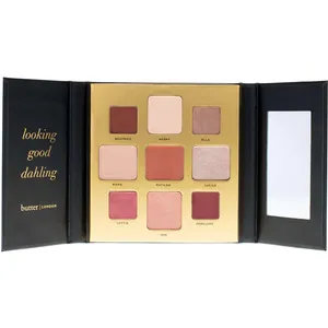 Teddy Girl Eyeshadow Palette - 9 Highly-Pigmented Shades with Metallic, Matte, and Duo Chrome Finishes