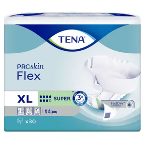 Tena Flex Super Brief, X-Large - Breathable Design for Comfort, Skin Health & Easy Changes
