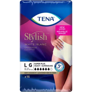 Tena Incontinence Underwear for Women, Large Size, Super Plus Absorbency - Leak and Odor Protection