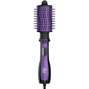 The Knot Doctor Detangling Hot Air Brush Wet/Dry Styler with Tourmaline Ceramic for Shiny Hair