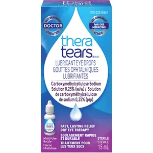 Thera Tears Lubricant Eye Drops - Dry Eye Therapy with Unique Hypotonic Formula for Relief