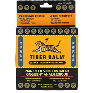 Tiger Balm Ultra Strength Pain Relieving Ointment 50g for Muscle Aches, Arthritis, Backache Relief