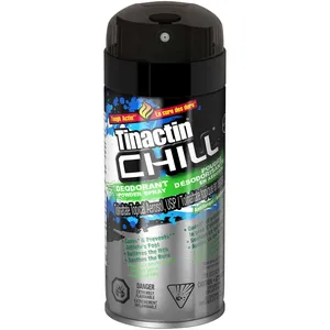 Tinactin Chill Deodorant Powder Spray, Antifungal Treatment 100g, Relieves Itch & Odor