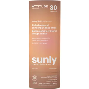 Tinted Sunscreen Stick - SPF 30 - Unscented - Universal Shade - Biodegradable Packaging