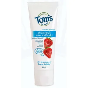 Tom's of Maine Children's Silly Strawberry Toothpaste Fluoride Free 90ML - Natural Flavor