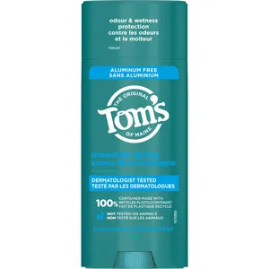 Tom's of Maine Mountain Spring Natural Deodorant 92g - Aluminum Free, Vegan, Dermatologist Tested