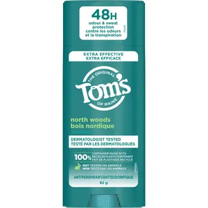 Tom’s of Maine North Woods Antiperspirant for Men and Women, Recycled Aluminum, 92g