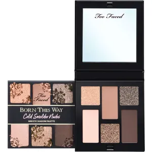 Too Faced Born This Way Mini Eye Shadow Palettes - Warm Ember Nudes - 6 Shades of Pigmented Natural Nudes