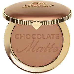 Too Faced Chocolate Soleil Matte Bronzer - Long-Wearing Vegan Cocoa Powder Bronzer