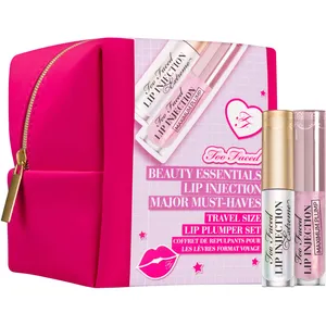 Too Faced Lip Injection Major Must-Haves Lip Plumper Set - Sheer Original & Maximum Plump