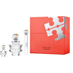 Tory Burch Sublime Gift Set: EdP 90ml, 10ml Travel Spray, 7.5ml x2 - Luxurious Floral Leather Scent