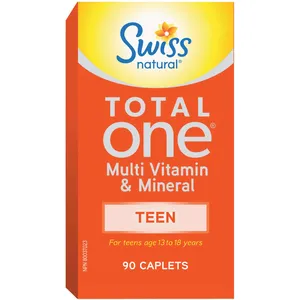 Total One Teen Multi Vitamin & Mineral - Unique Formula for 13-18 Years, No Artificial Additives