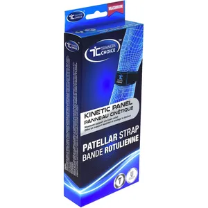 Trainers Choice Patellar Jumpers Knee Strap for Tendonitis, Jumperâ€™s Knee, and Runnerâ€™s Knee