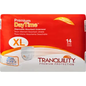Tranquility Premium DayTime Disposable Absorbent Underwear X-Large for Ultimate Comfort & Protection