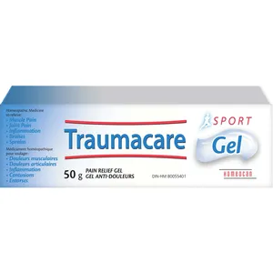 Traumacare Sport Gel for Muscle & Joint Pain Relief, Non-Greasy, Fast-Penetrating Homeopathic Gel