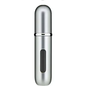 Travalo Excel Silver Refillable Perfume Spray Bottle - Portable Travel Size for On-the-Go Fragrance