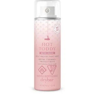 Travel Size Hot Toddy Heat Protectant Mist - Lightweight Frizz-Free Spray for All Hair Types