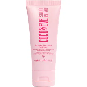 Travel Sized Coco & Eve Repairing and Restoring Hair Masque - Vegan Keratin, 5-Minute Treatment