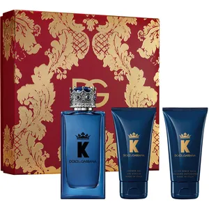 Trio Gift Set K by Dolce&Gabbana Eau de Parfum 100mL with Shower Gel & Aftershave Balm