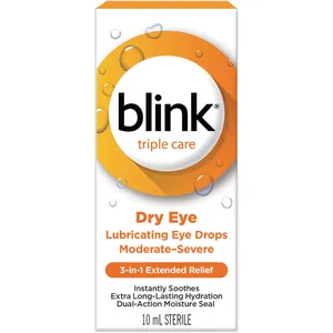 Triple Care Lubricating Eye Drops - 3-in-1 Hydration & Soothing Relief for Dry Eyes
