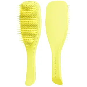 Ultimate Detangler Hairbrush - Hyper Yellow, Gentle Two-Tier Teeth, Reduces Breakage, Effortless Detangling